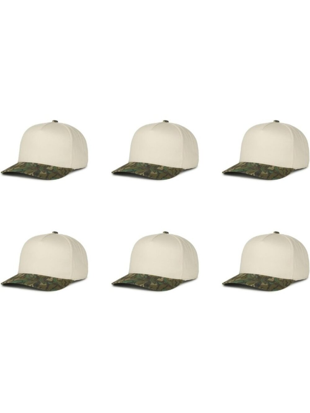 Structured 5-Panel Outdoor Hat - Adjustable, Comfortable, Bulk Packs Available